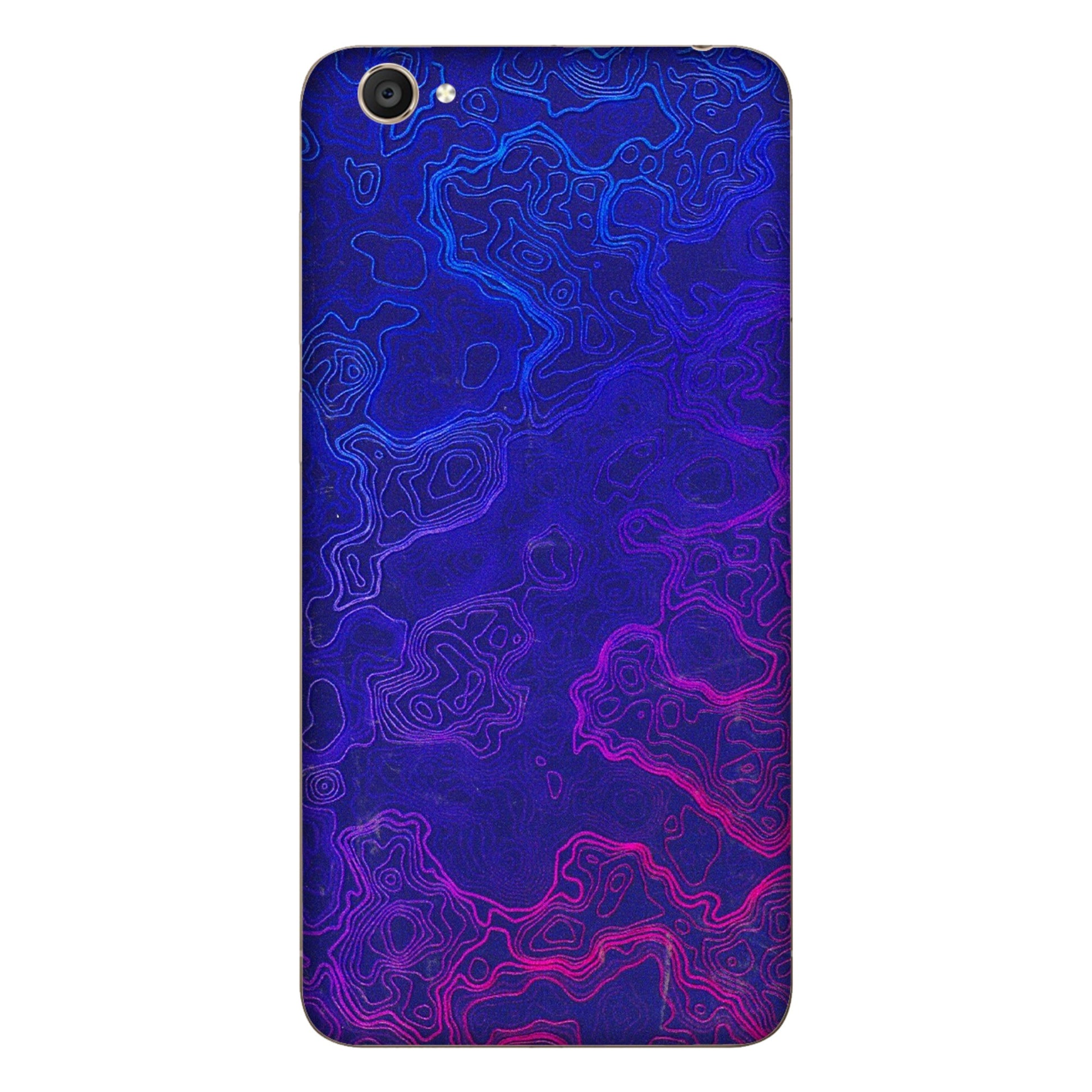 VIVO Y Series Phone Skins (All Models) - Purple Ripples Swirl - 3D Embossed Finish (L-314) Vivo Y55S