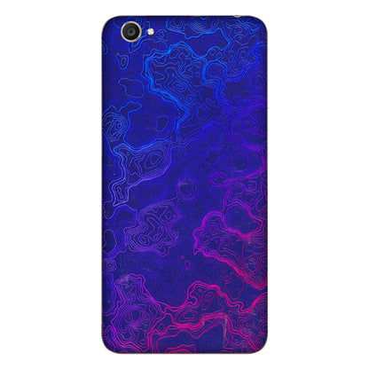 VIVO Y Series Phone Skins (All Models) - Purple Ripples Swirl - 3D Embossed Finish (L-314) Vivo Y55S