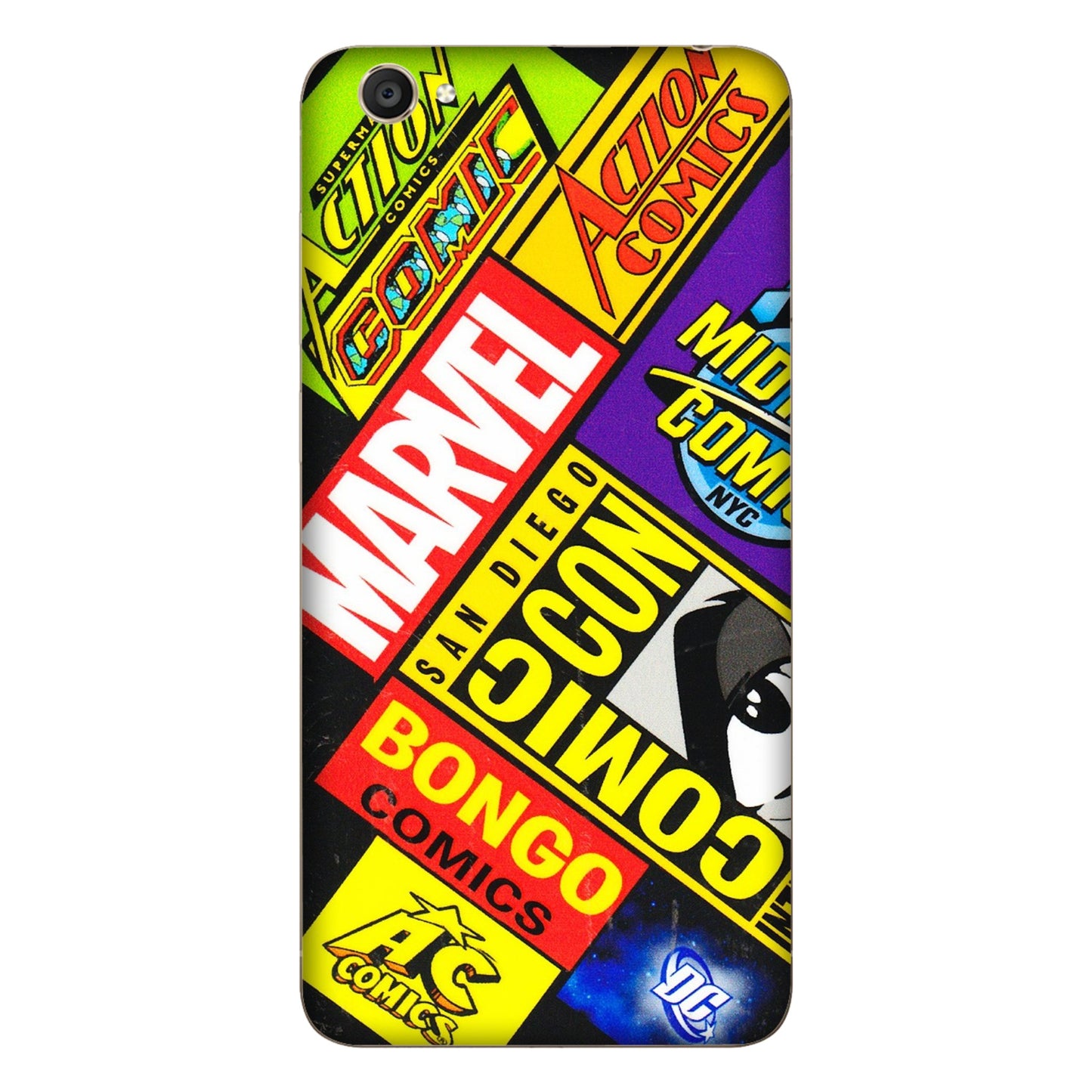 VIVO Y Series Phone Skins (All Models) - Bongo Comic Con - 3D Embossed Finish (L-325) Vivo Y55S