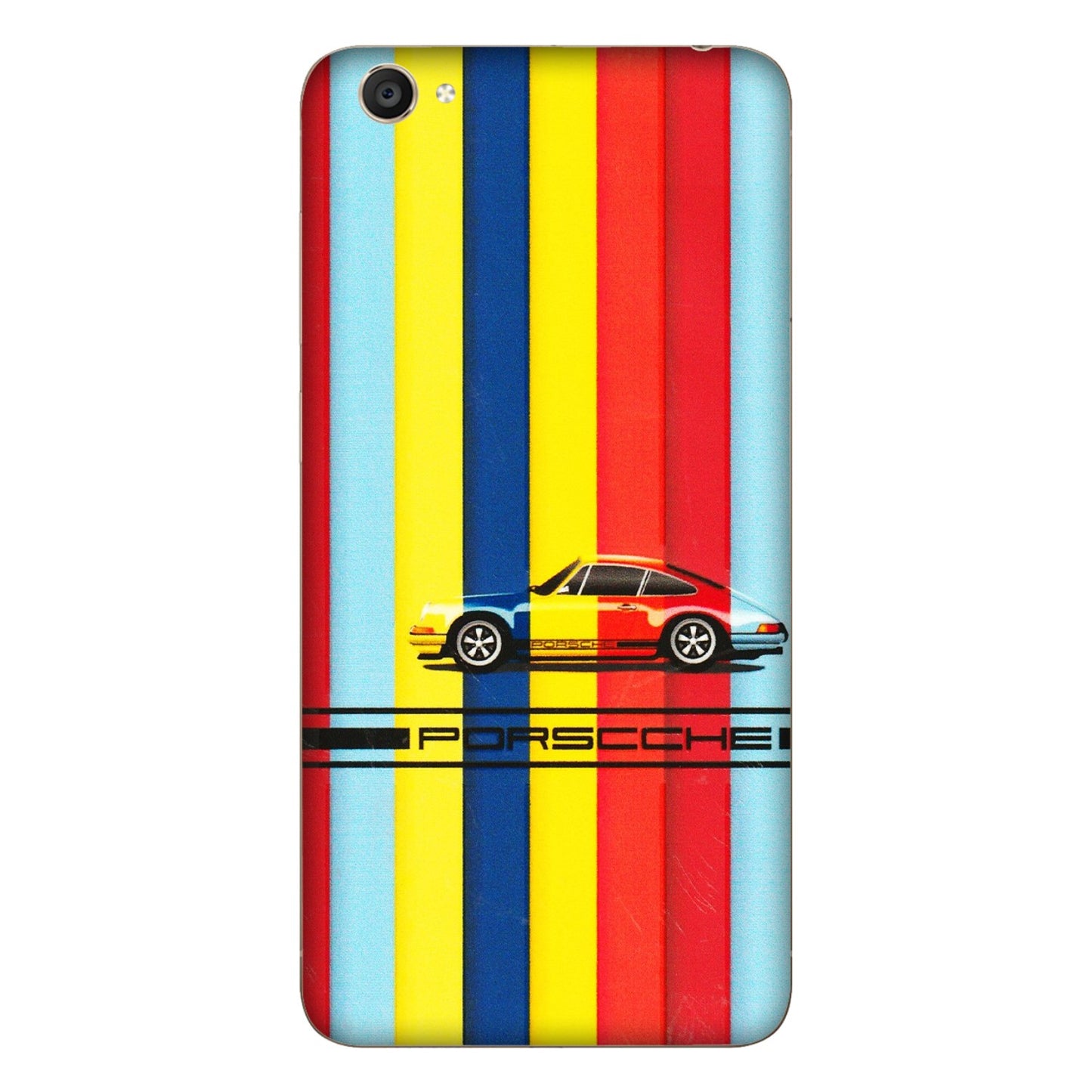 VIVO Y Series Phone Skins (All Models) - Multicolour Porche - 3D Embossed Finish (L-39) Vivo Y55S