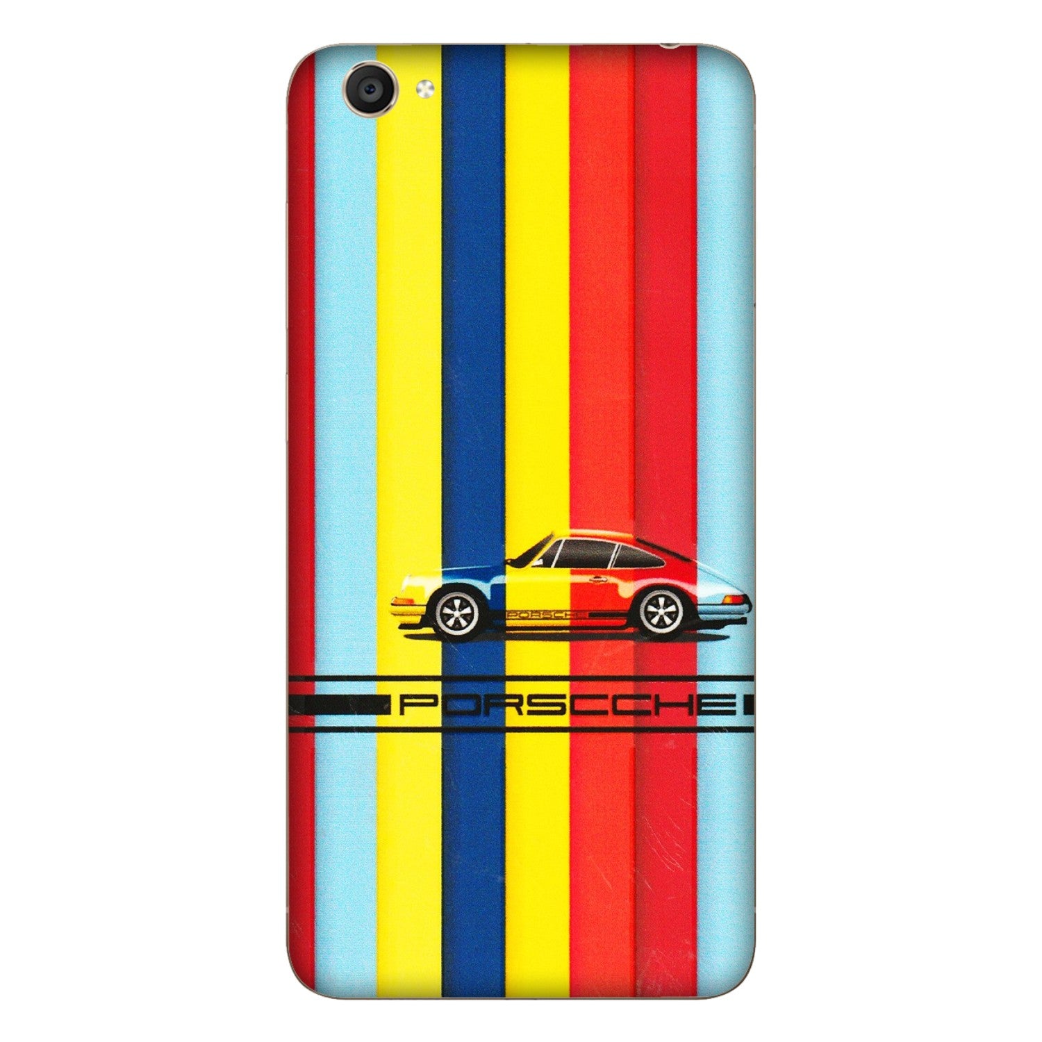 VIVO Y Series Phone Skins (All Models) - Multicolour Porche - 3D Embossed Finish (L-39) Vivo Y55S