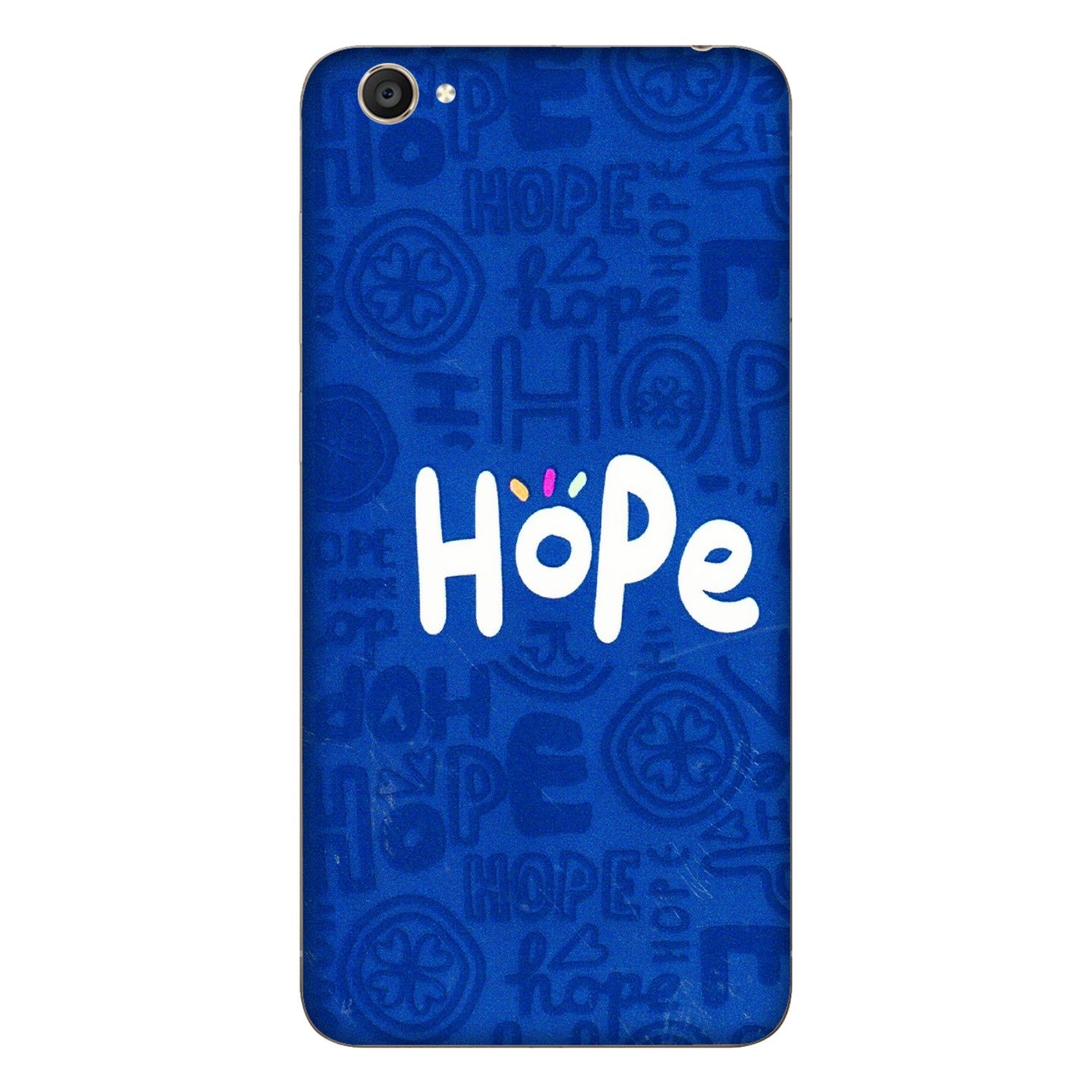 VIVO Y Series Phone Skins (All Models) - Hope Doodles Blue - 3D Embossed Finish (L-43) Vivo Y55S