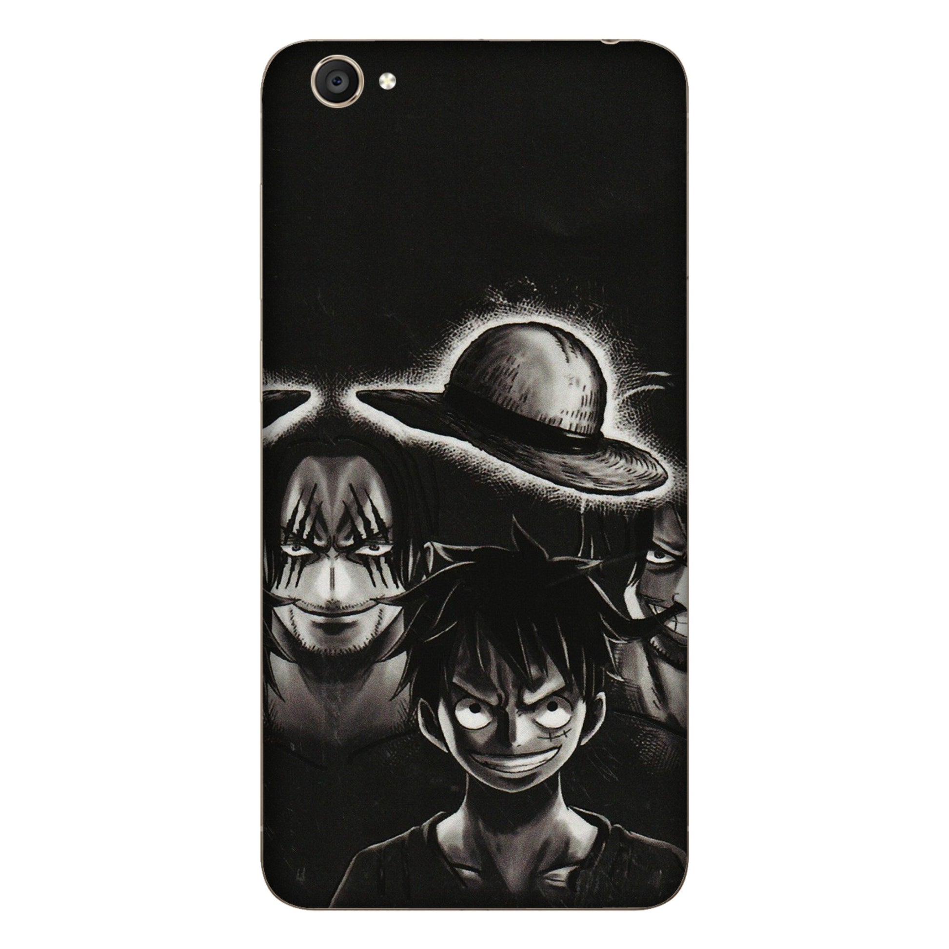 VIVO Y Series Phone Skins (All Models) - Black Luffy Hat - 3D Embossed Finish (L-57) Vivo Y55S