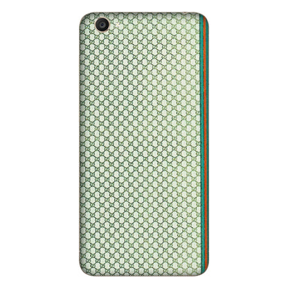 VIVO Y Series Phone Skins (All Models) - Gucci Fabric Pattern - 3D Embossed Finish (L-73) Vivo Y55S