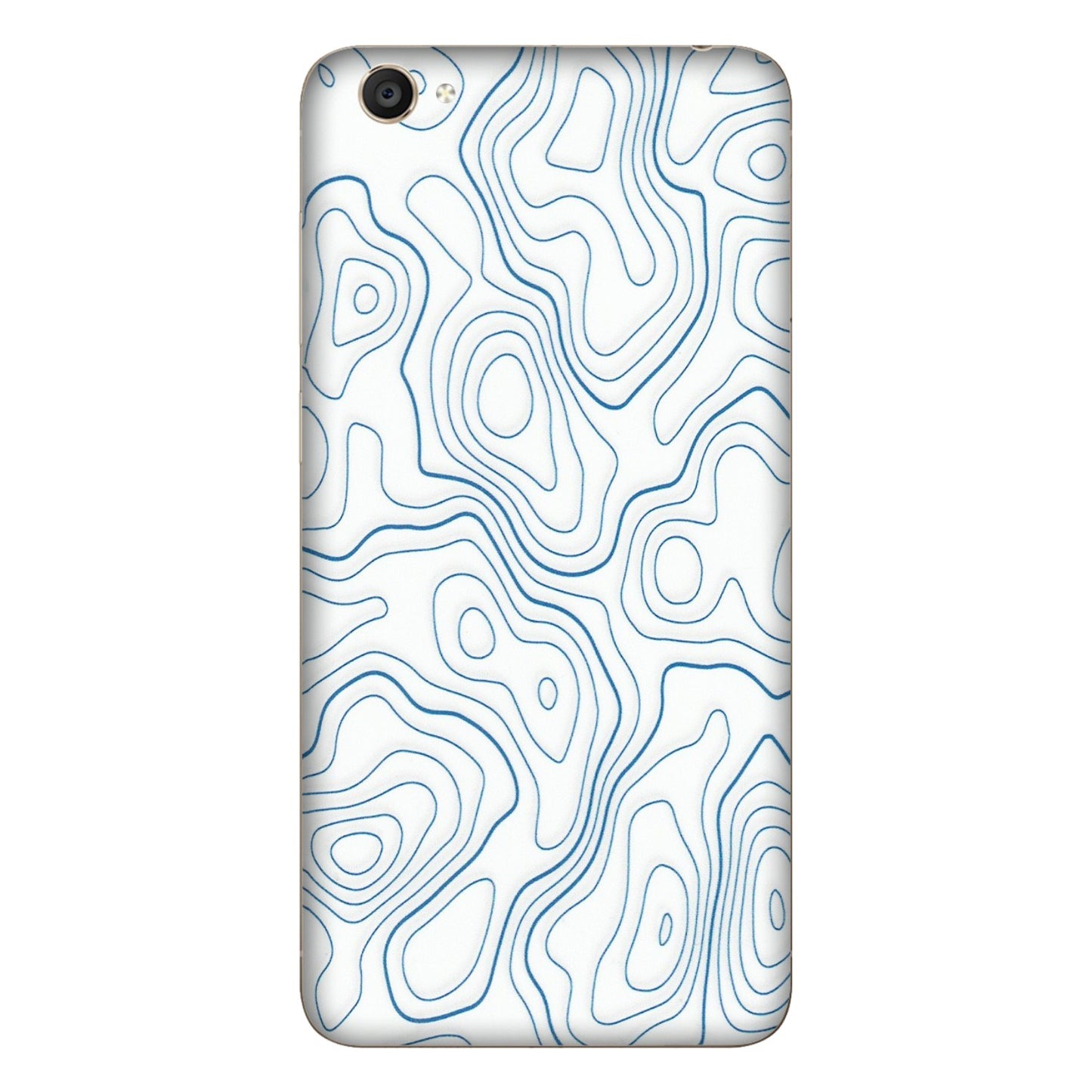 VIVO Y Series Phone Skins (All Models) - Blue And White Swirls - Matte Finish (M-139) Vivo Y55S