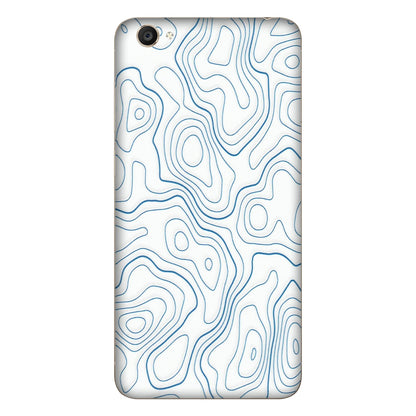 VIVO Y Series Phone Skins (All Models) - Blue And White Swirls - Matte Finish (M-139) Vivo Y55S