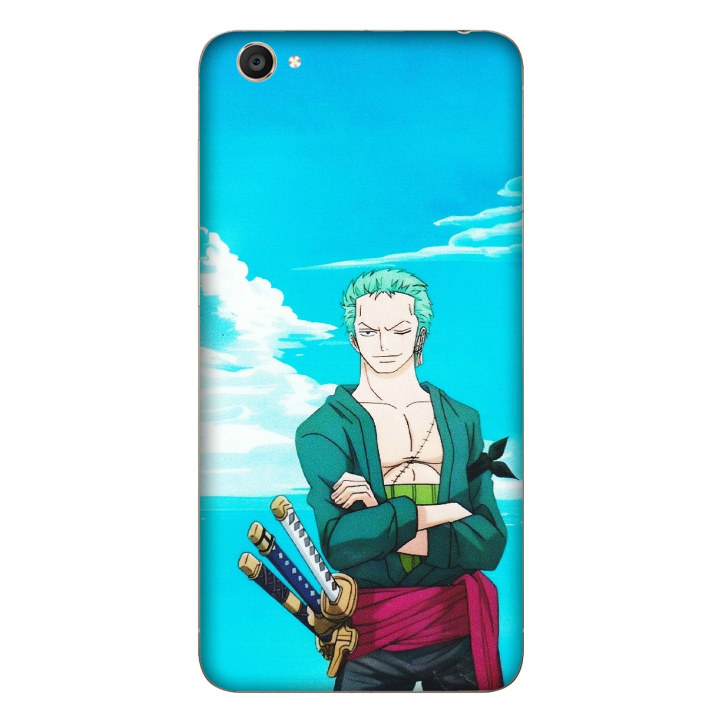 VIVO Y Series Phone Skins (All Models) - Cool Swordman Zoro Anime - Matte Finish (M-143) Vivo Y55S