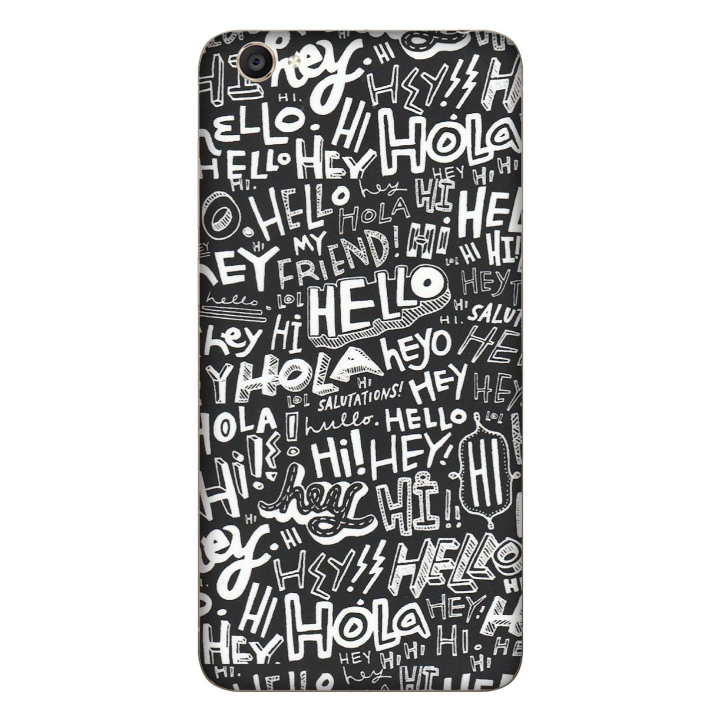 VIVO Y Series Phone Skins (All Models) - Hi Hello Doodles - Matte Finish (M-25) Vivo Y55S