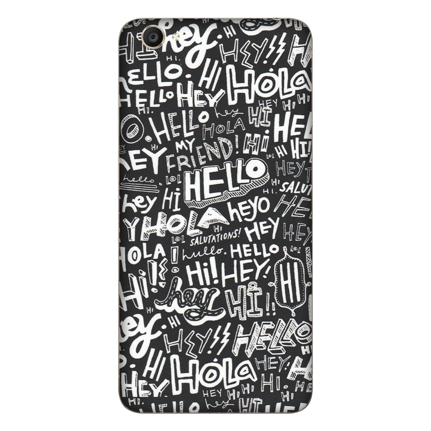 VIVO Y Series Phone Skins (All Models) - Hi Hello Doodles - Matte Finish (M-25) Vivo Y55S