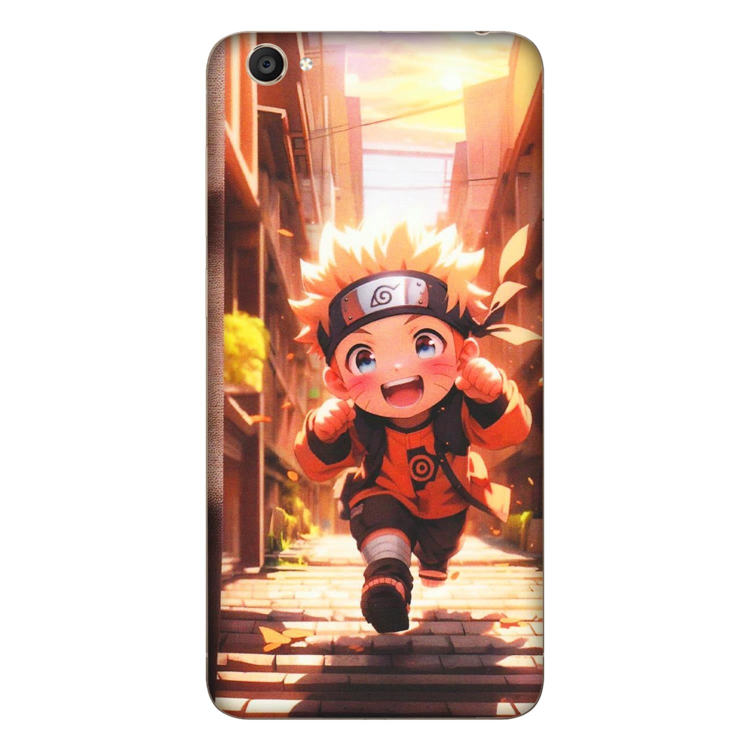 VIVO Y Series Phone Skins (All Models) - Naruto Cute Toon Running - Matte Finish (M-04) Vivo Y55S