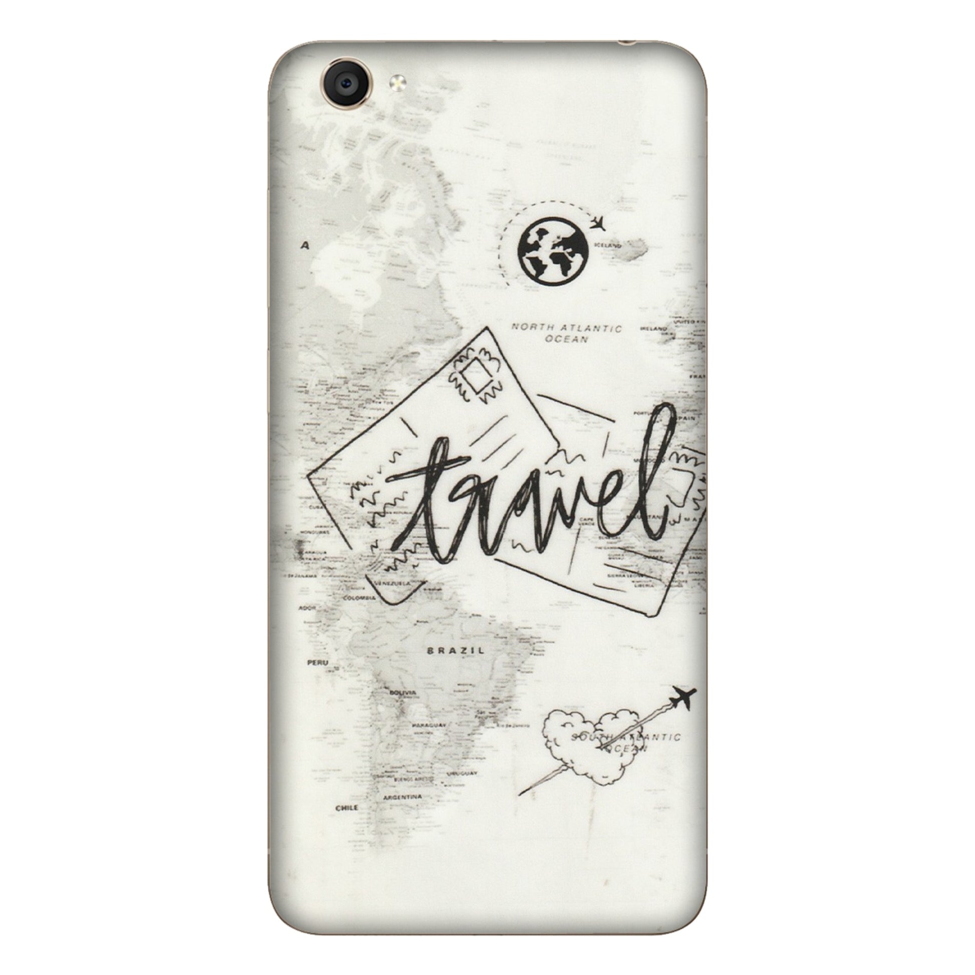 VIVO Y Series Phone Skins (All Models) - Travel Ticket - Transparent Finish (T-06) Vivo Y55S