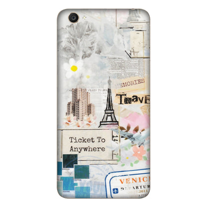 VIVO Y Series Phone Skins (All Models) - Travel Memories - Transparent Finish (T-09) Vivo Y55S