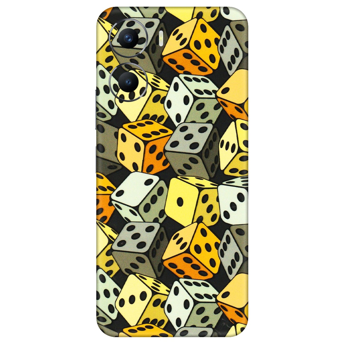 VIVO Y Series Phone Skins (All Models) - Dices Of Life - 3D Embossed Finish (L-04) Vivo Y56 (5G)