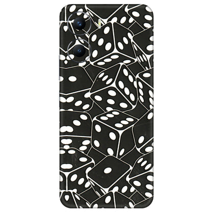 VIVO Y Series Phone Skins (All Models) - Big Black Dices - 3D Embossed Finish (L-106) Vivo Y56 (5G)