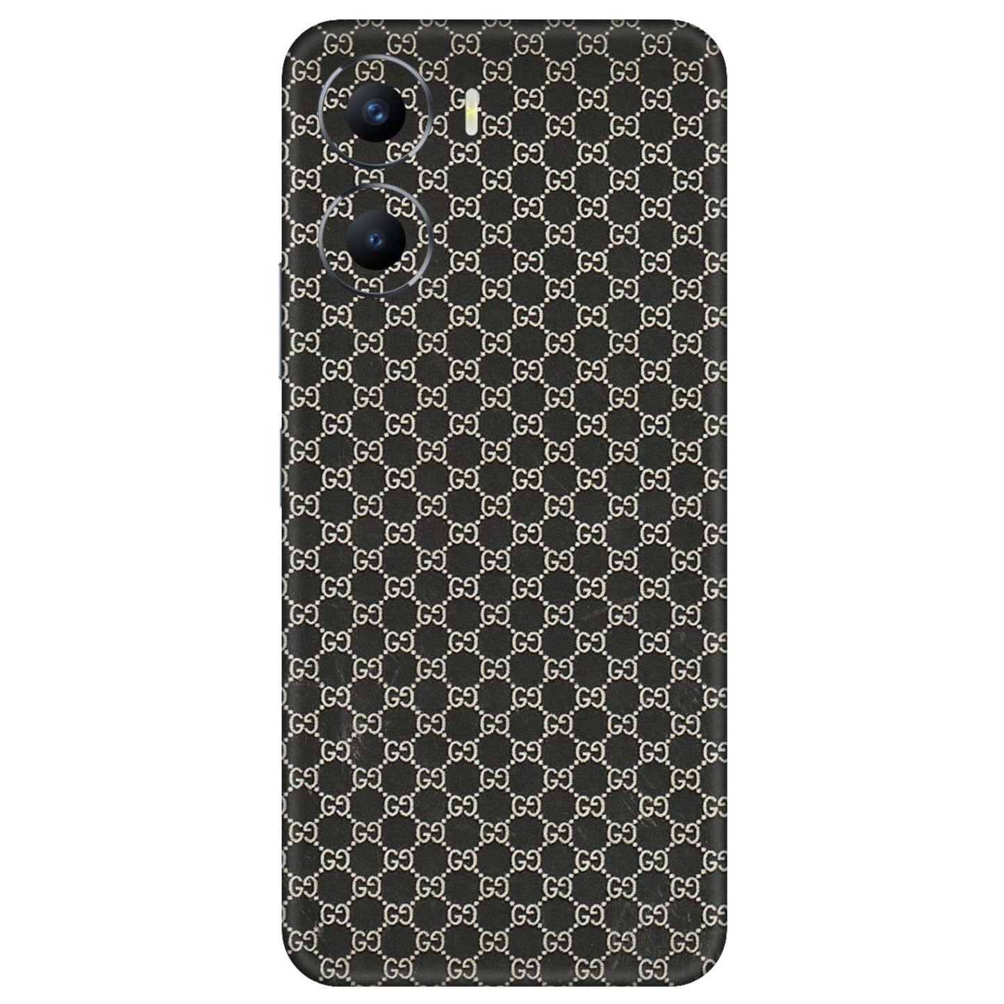 VIVO Y Series Phone Skins (All Models) - Black G Print - 3D Embossed Finish (L-109) Vivo Y56 (5G)