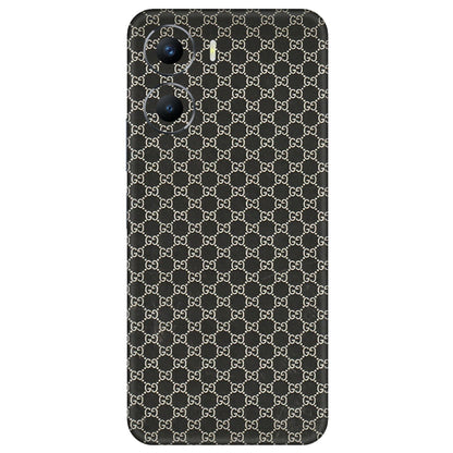 VIVO Y Series Phone Skins (All Models) - Black G Print - 3D Embossed Finish (L-109) Vivo Y56 (5G)