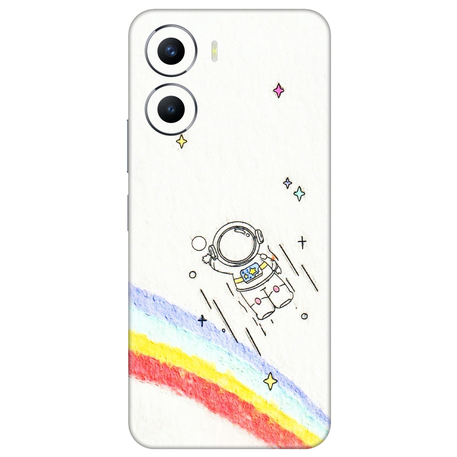 VIVO Y Series Phone Skins (All Models) - Milkyway Astronaut - 3D Embossed Finish (L-110) Vivo Y56 (5G)