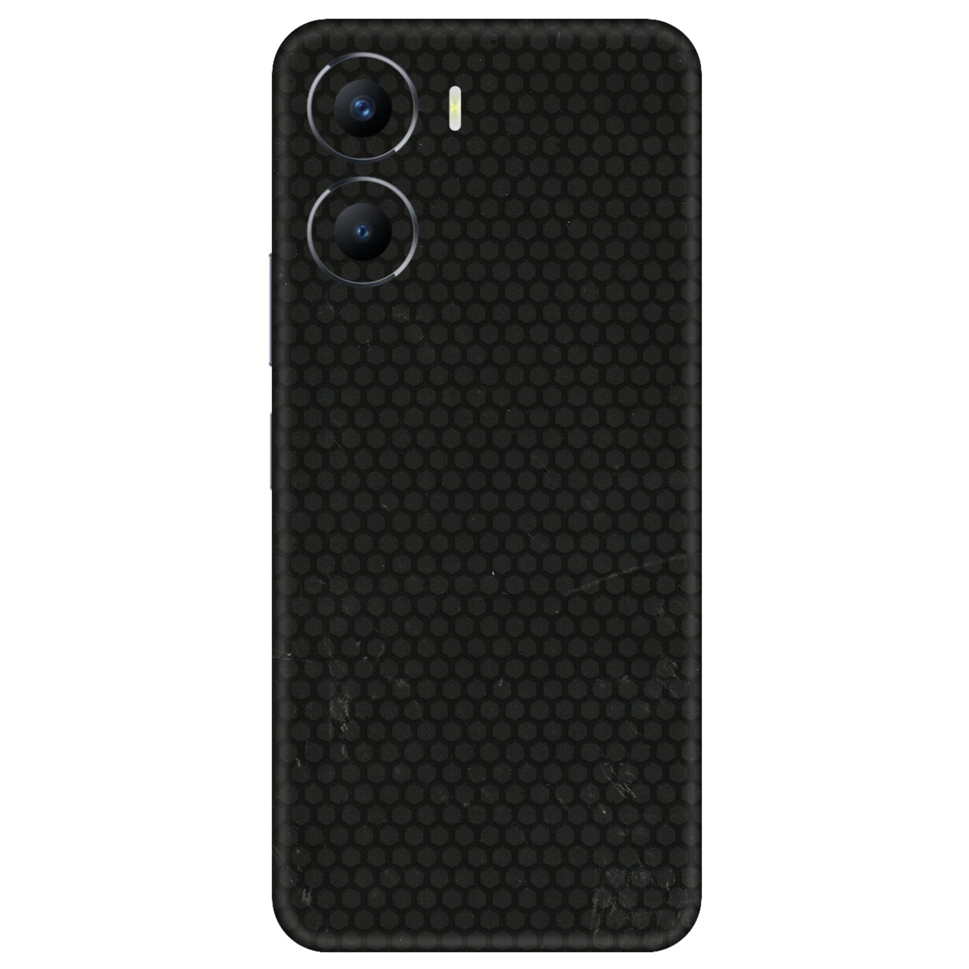VIVO Y Series Phone Skins (All Models) - Black honeycomb - 3D Embossed Finish (L-114) Vivo Y56 (5G)