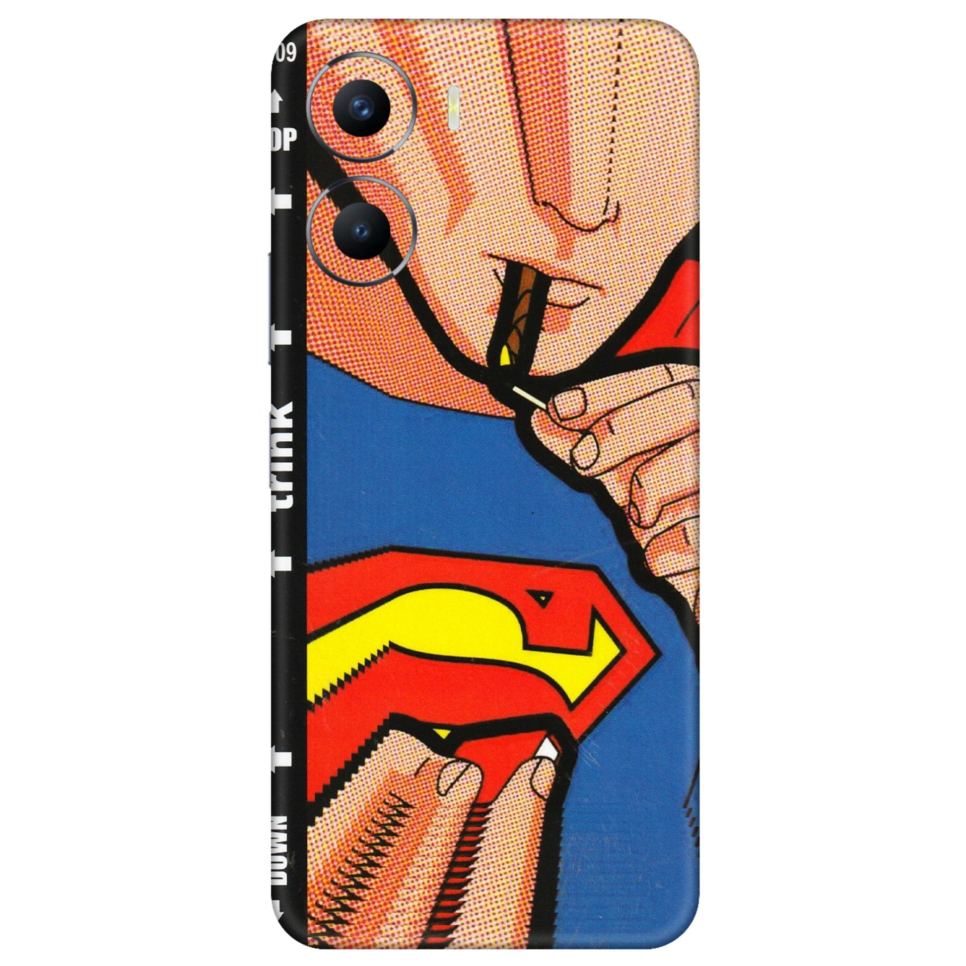 VIVO Y Series Phone Skins (All Models) - Superman Sutta - 3D Embossed Finish (L-130) Vivo Y56 (5G)