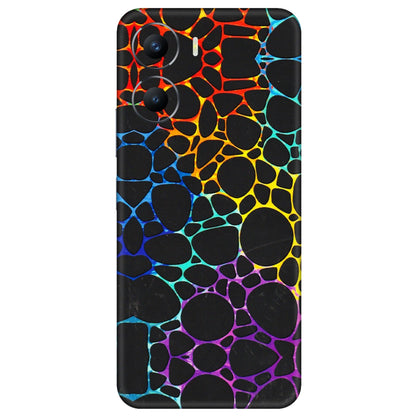 VIVO Y Series Phone Skins (All Models) - Abstract Art MultiColour - 3D Embossed Finish (L-133) Vivo Y56 (5G)