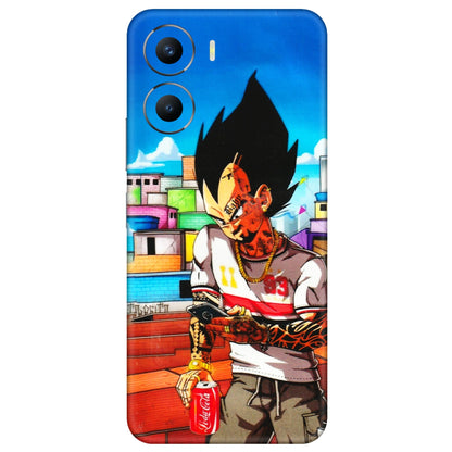VIVO Y Series Phone Skins (All Models) - Vegeta - 3D Embossed Finish (L-136) Vivo Y56 (5G)