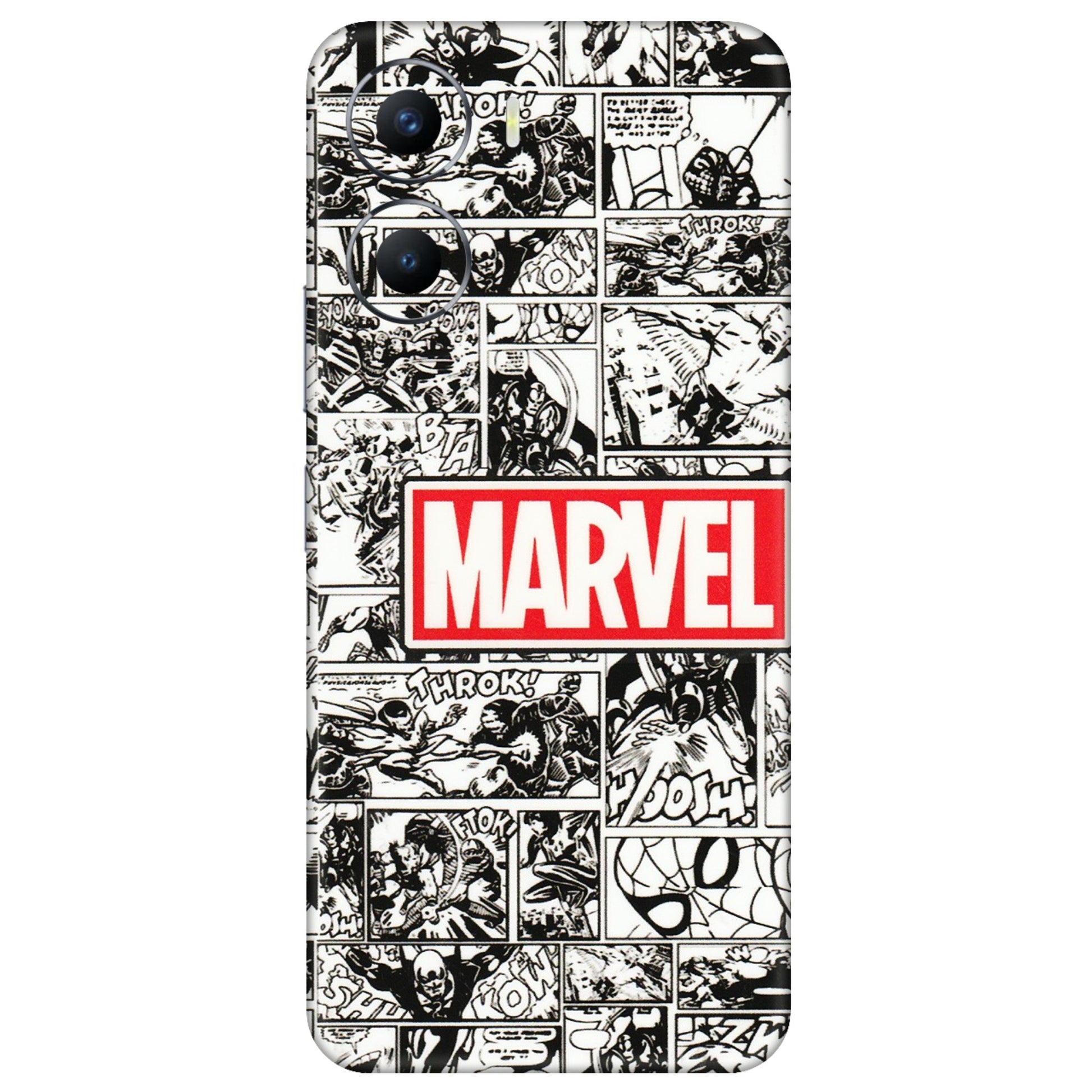 VIVO Y Series Phone Skins (All Models) - Marvel Comic - 3D Embossed Finish (L-171) Vivo Y56 (5G)