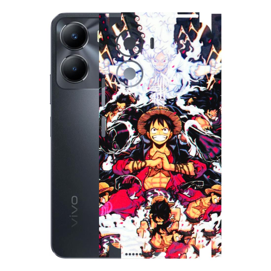 VIVO Y Series Phone Skins (All Models) - Luffy Anime Character - 3D Embossed Finish (L-203) Vivo Y56 (5G)