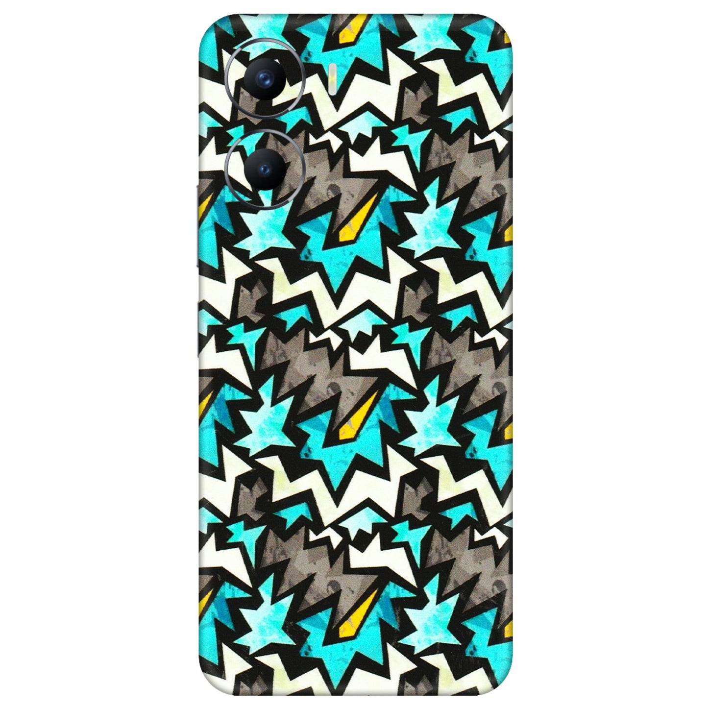 VIVO Y Series Phone Skins (All Models) - Funky Zig Zag - 3D Embossed Finish (L-223) Vivo Y56 (5G)