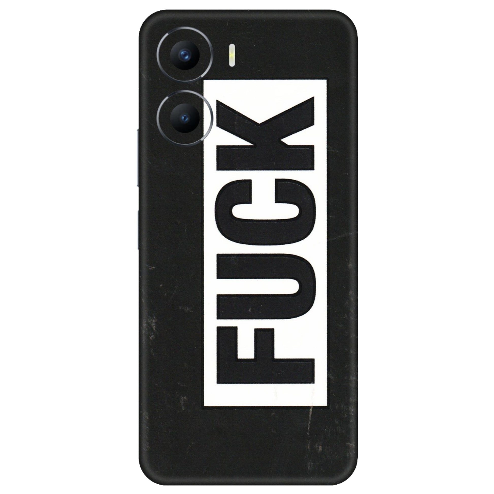 VIVO Y Series Phone Skins (All Models) - The F Word - 3D Embossed Finish (L-255) Vivo Y56 (5G)
