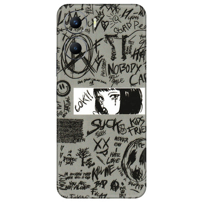 VIVO Y Series Phone Skins (All Models) - Never Have Love Anime - 3D Embossed Finish (L-260) Vivo Y56 (5G)