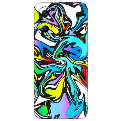 VIVO Y Series Phone Skins (All Models) - Abstract Colour Paints - 3D Embossed Finish (L-271) Vivo Y56 (5G)