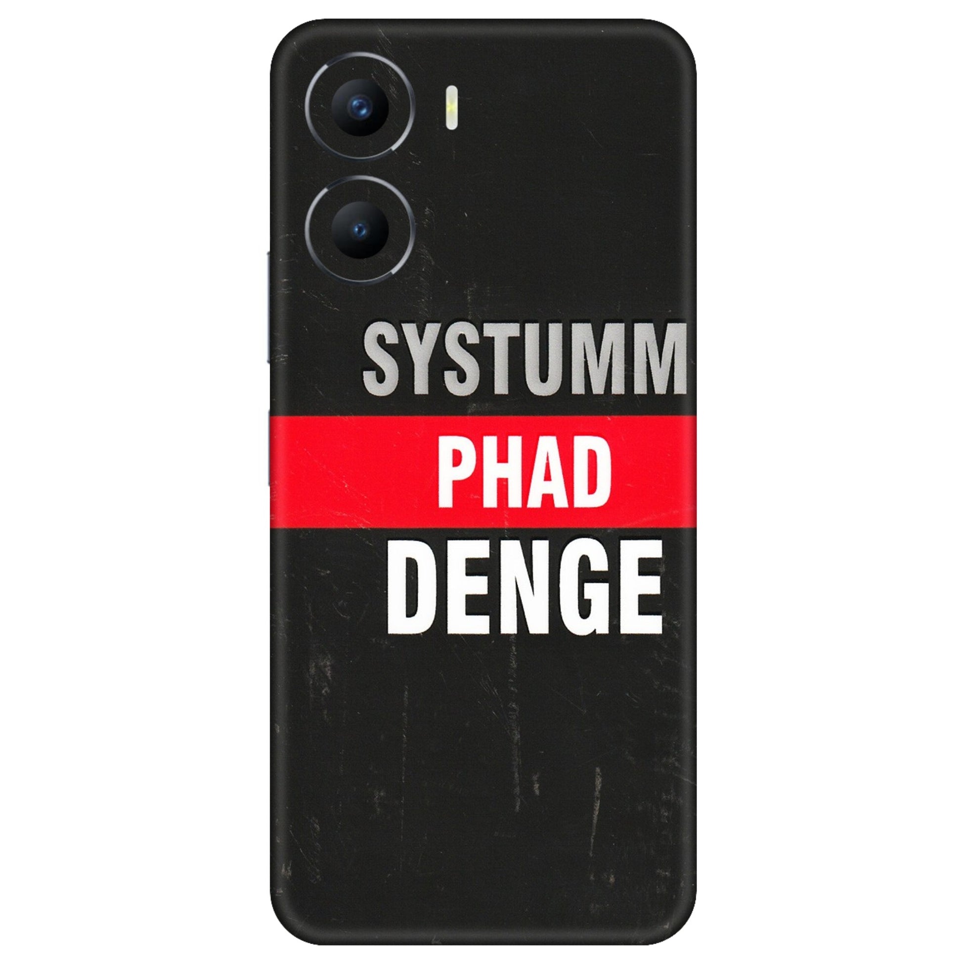 VIVO Y Series Phone Skins (All Models) - Systumm Phad Denge - 3D Embossed Finish (L-278) Vivo Y56 (5G)