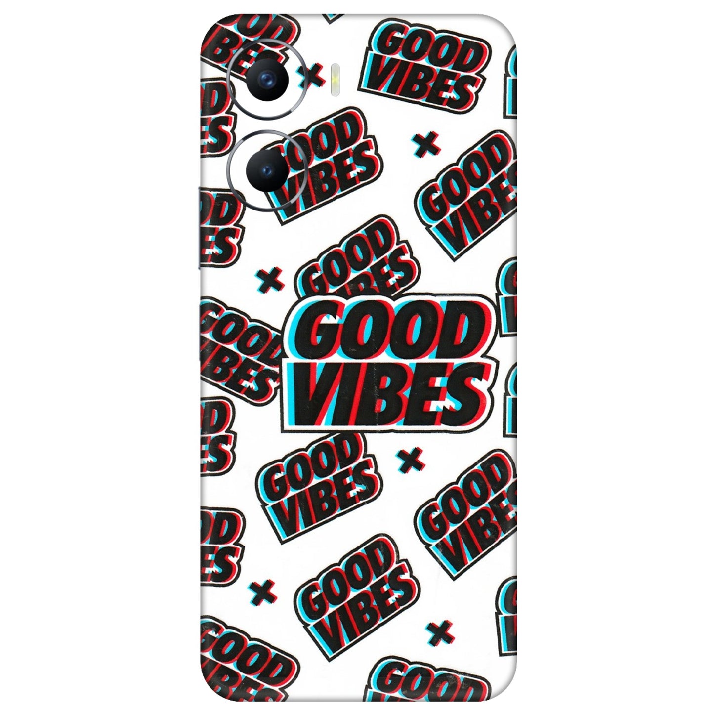 VIVO Y Series Phone Skins (All Models) - Good Vibes - 3D Embossed Finish (L-282) Vivo Y56 (5G)