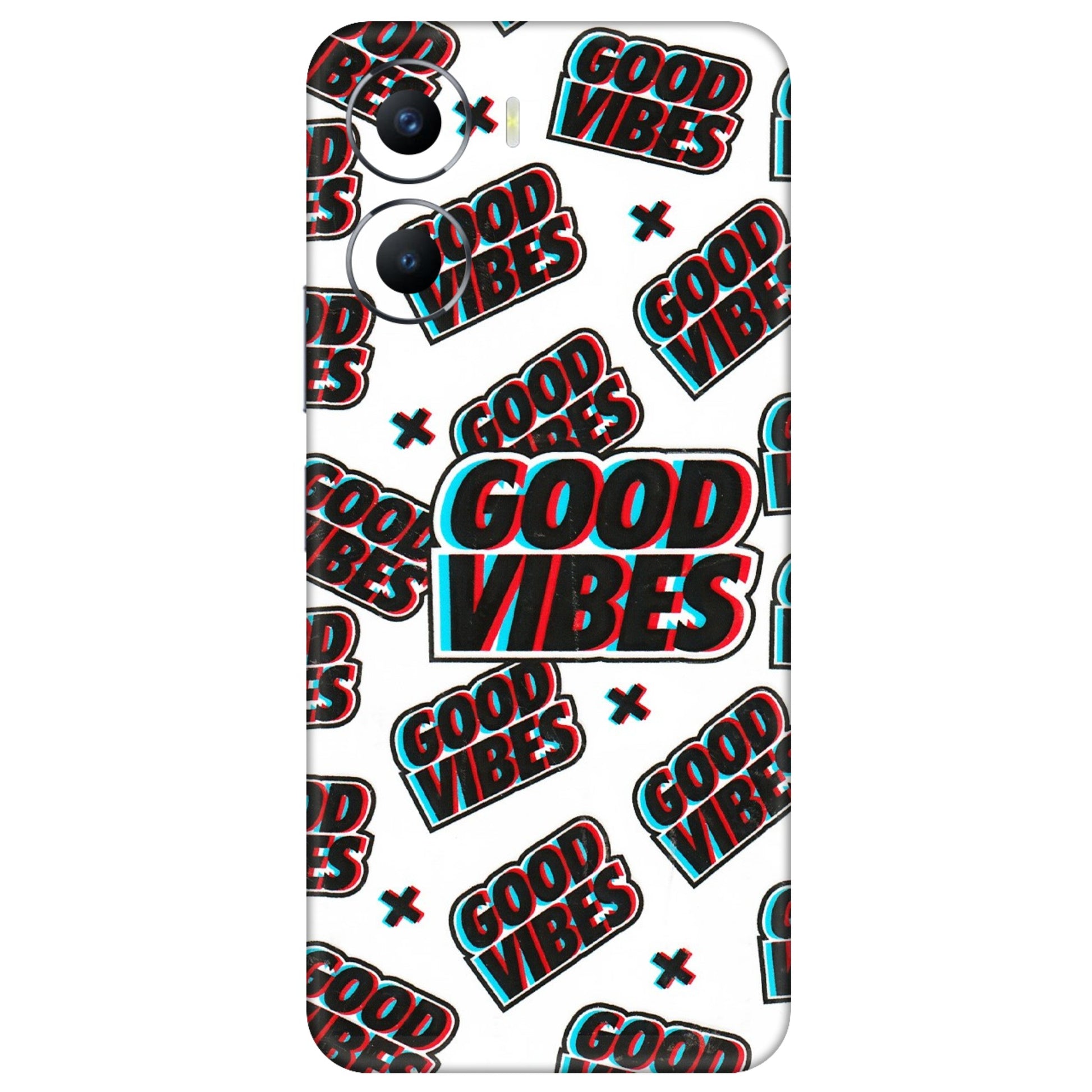 VIVO Y Series Phone Skins (All Models) - Good Vibes - 3D Embossed Finish (L-282) Vivo Y56 (5G)