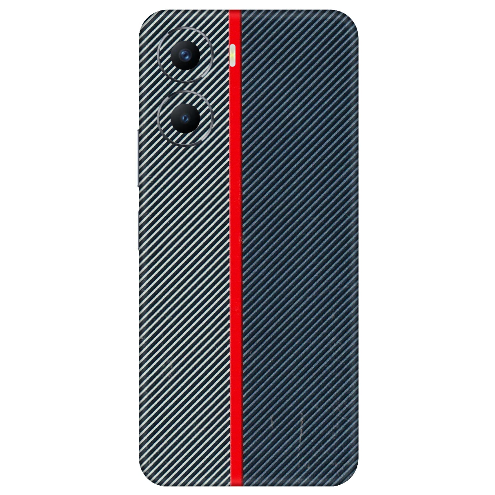 VIVO Y Series Phone Skins (All Models) - Blue Sober Lines - 3D Embossed Finish (L-305) Vivo Y56 (5G)