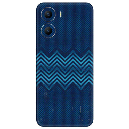 VIVO Y Series Phone Skins (All Models) - Blue Sober Waves - 3D Embossed Finish (L-306) Vivo Y56 (5G)