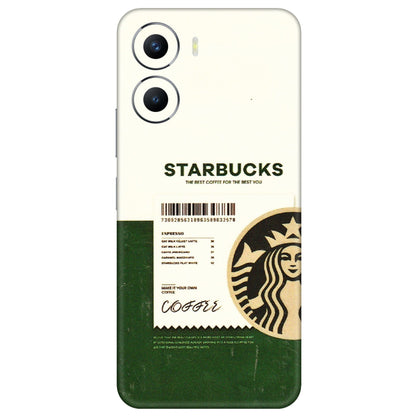 VIVO Y Series Phone Skins (All Models) - Starbucks Barcode - 3D Embossed Finish (L-308) Vivo Y56 (5G)