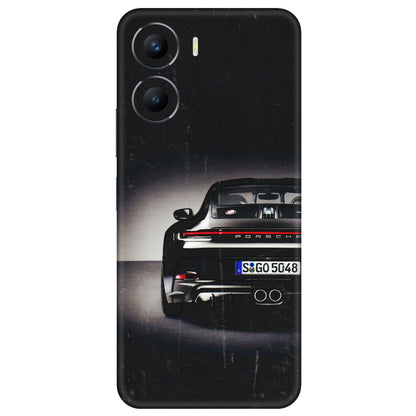 VIVO Y Series Phone Skins (All Models) - New Black Porsche GT3 - 3D Embossed Finish (L-327) Vivo Y56 (5G)