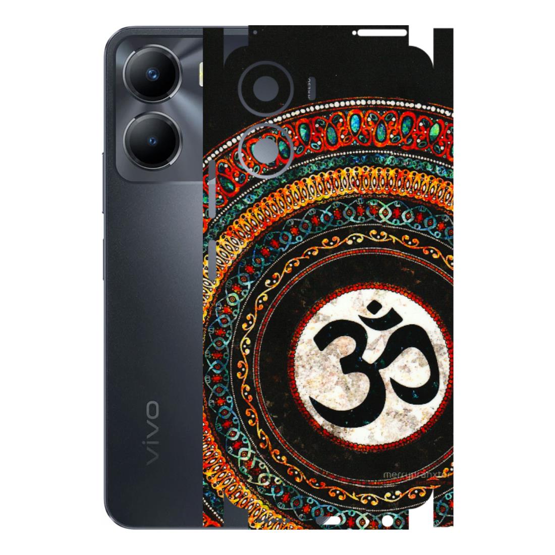 VIVO Y Series Phone Skins (All Models) - Aum Chant Abstract - 3D Embossed Finish (L-42) Vivo Y56 (5G)