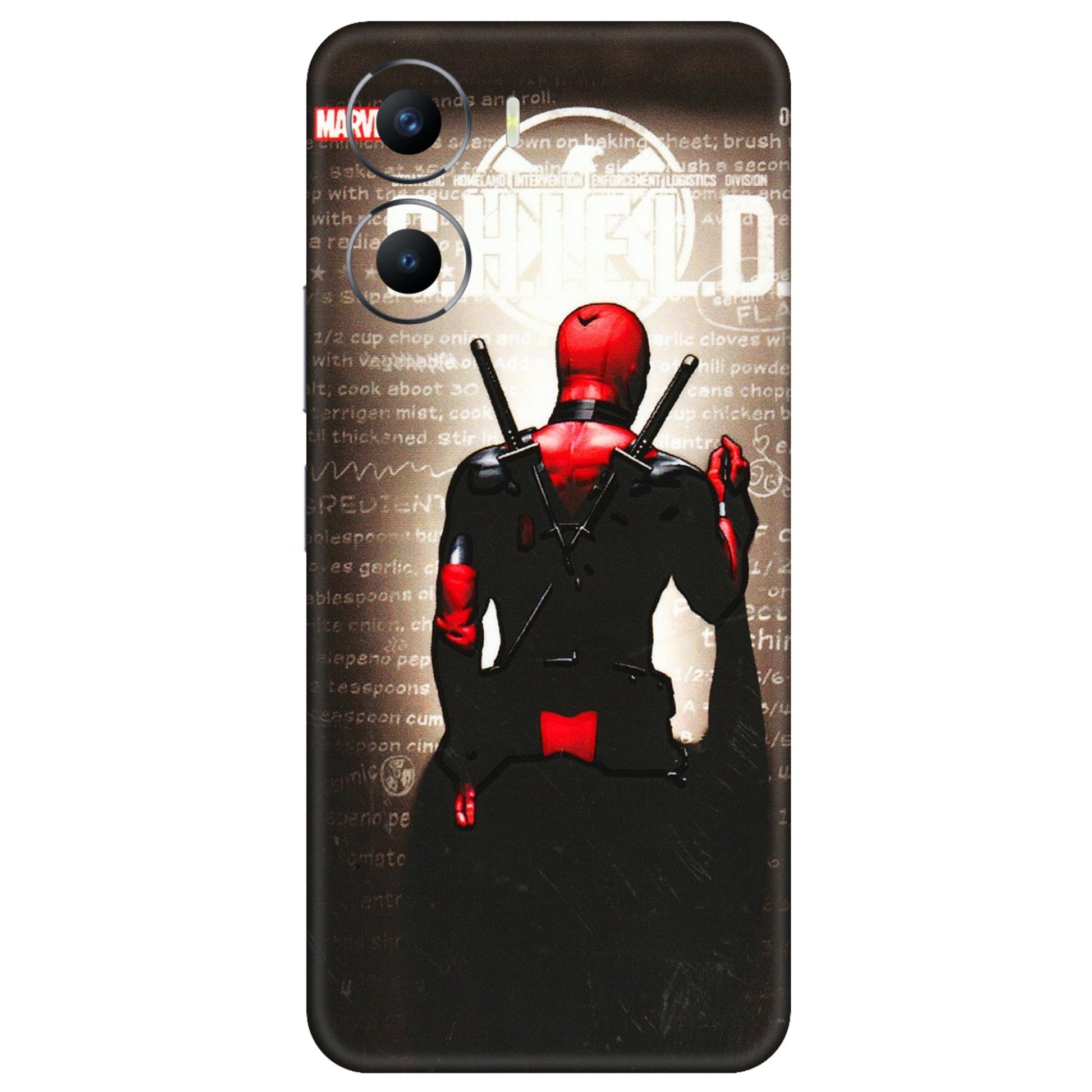 VIVO Y Series Phone Skins (All Models) - Deadpool - 3D Embossed Finish (L-56) Vivo Y56 (5G)