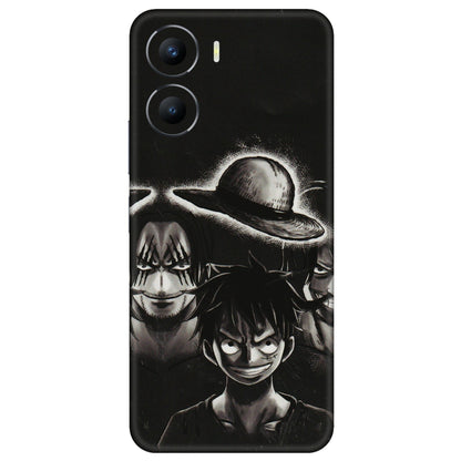 VIVO Y Series Phone Skins (All Models) - Black Luffy Hat - 3D Embossed Finish (L-57) Vivo Y56 (5G)