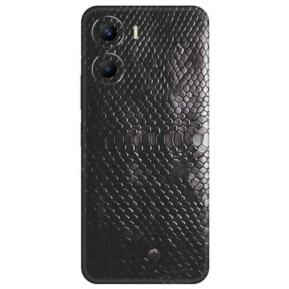 VIVO Y Series Phone Skins (All Models) - Black Snack Leather - Matte Finish (M-147) Vivo Y56 (5G)