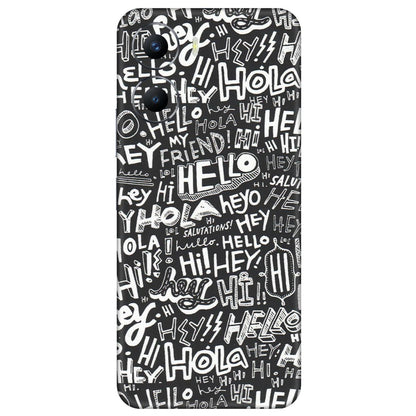 VIVO Y Series Phone Skins (All Models) - Hi Hello Doodles - Matte Finish (M-25) Vivo Y56 (5G)