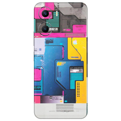VIVO Y Series Phone Skins (All Models) - Colourfull Motherboard Internals - Matte Finish (M-55) Vivo Y56 (5G)