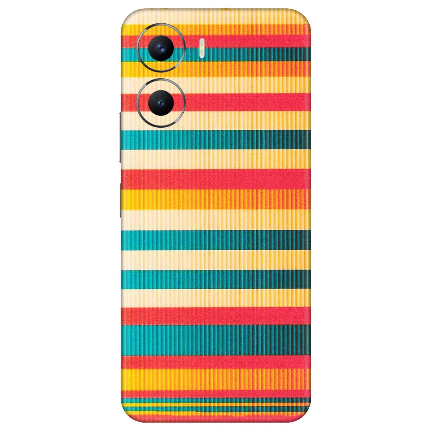 VIVO Y Series Phone Skins (All Models) - Colourful Stripes Soothing Effect - Matte Finish (M-86) Vivo Y56 (5G)