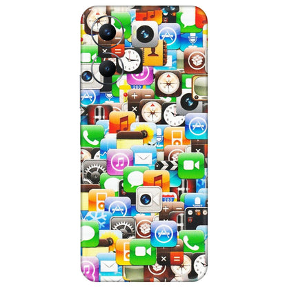 VIVO Y Series Phone Skins (All Models) - All Apple Icons - Matte Finish (M-93) Vivo Y56 (5G)