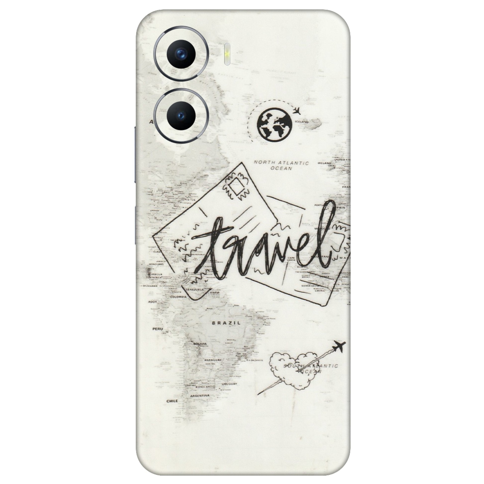 VIVO Y Series Phone Skins (All Models) - Travel Ticket - Transparent Finish (T-06) Vivo Y56 (5G)