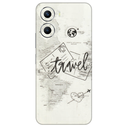 VIVO Y Series Phone Skins (All Models) - Travel Ticket - Transparent Finish (T-06) Vivo Y56 (5G)