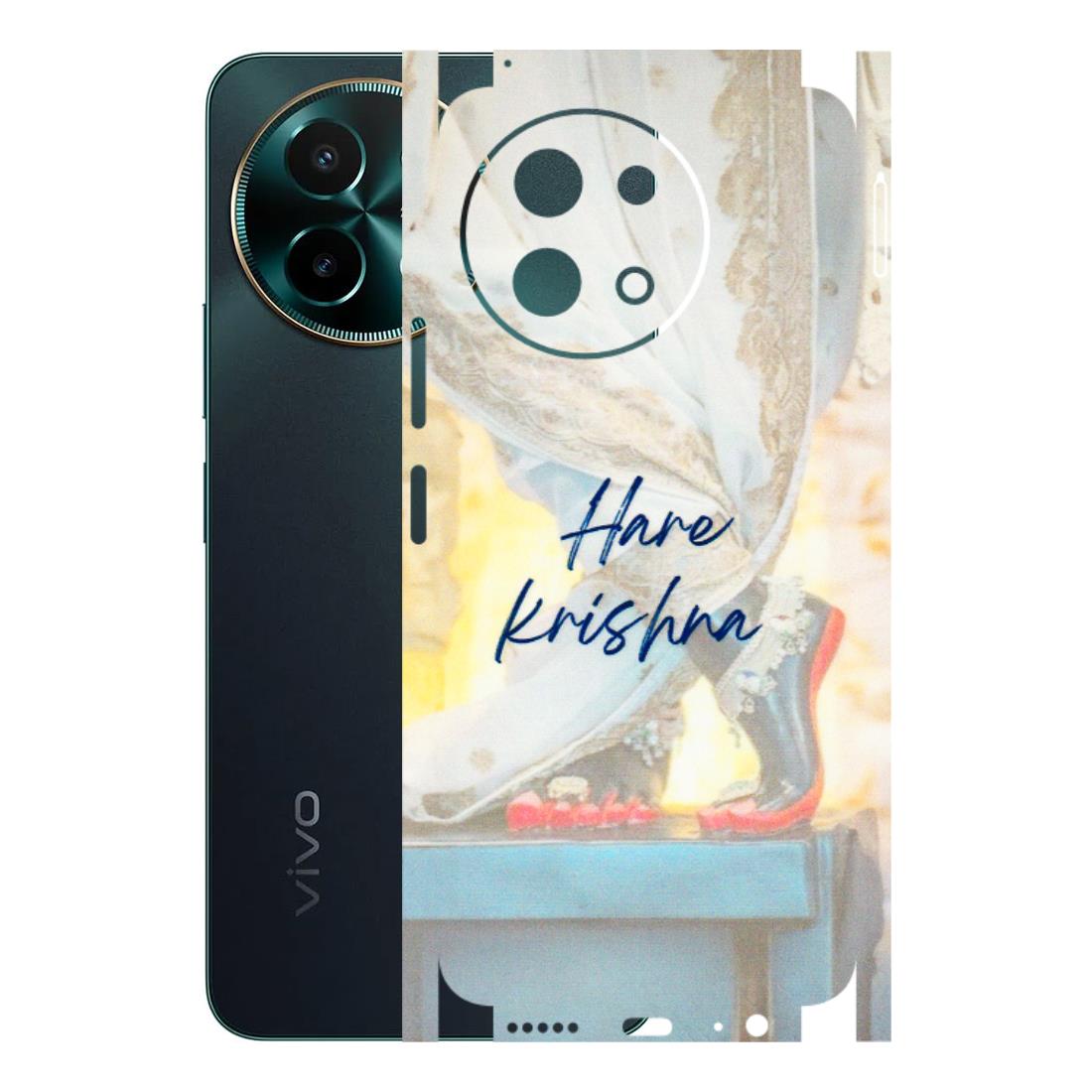 VIVO Y Series Phone Skins (All Models) - Hare Krishna - 3D Embossed Finish (L-03) Vivo Y58 5G