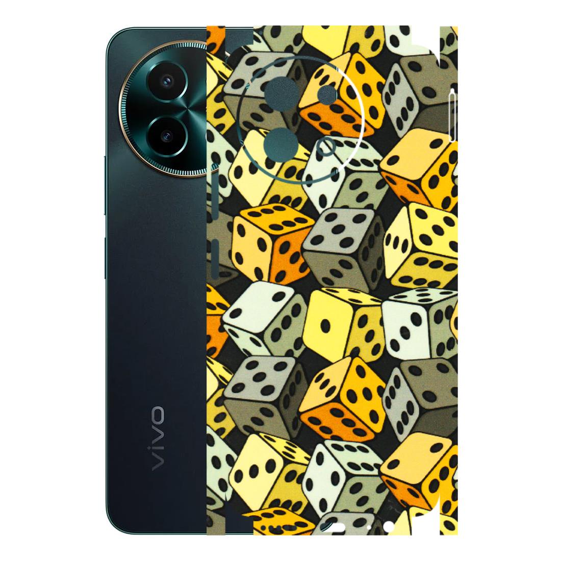 VIVO Y Series Phone Skins (All Models) - Dices Of Life - 3D Embossed Finish (L-04) Vivo Y58 5G